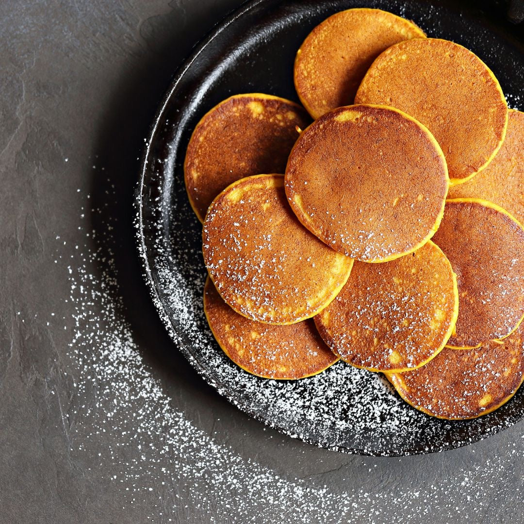 Gluten Free Pumpkin Pancakes 🍂 Wild Rye Baking Co.