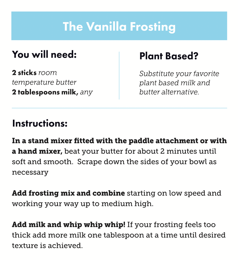 Classic Vanilla Frosting Mix