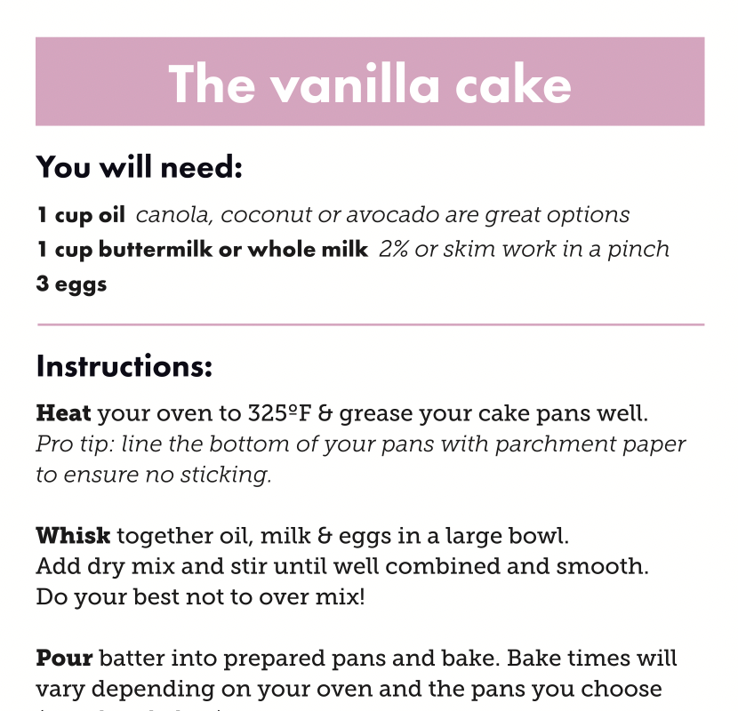 Basic 1-2-3-4 Cake - Bake from Scratch